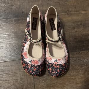 Hot Chocolate Design Shoes Women’s 38 Mary Jane Strap Floral Chocolaticas